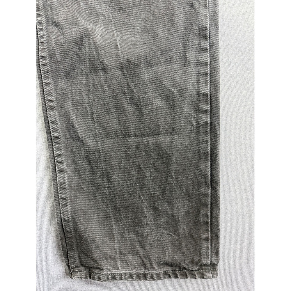 Wrangler Relaxed Fit Jeans Mens 38x32 Black Faded Denim 97601CB Cotton Pants - Picture 2 of 6